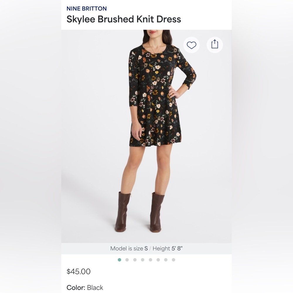 Nine Britton Skylee Brushed Knit Dress